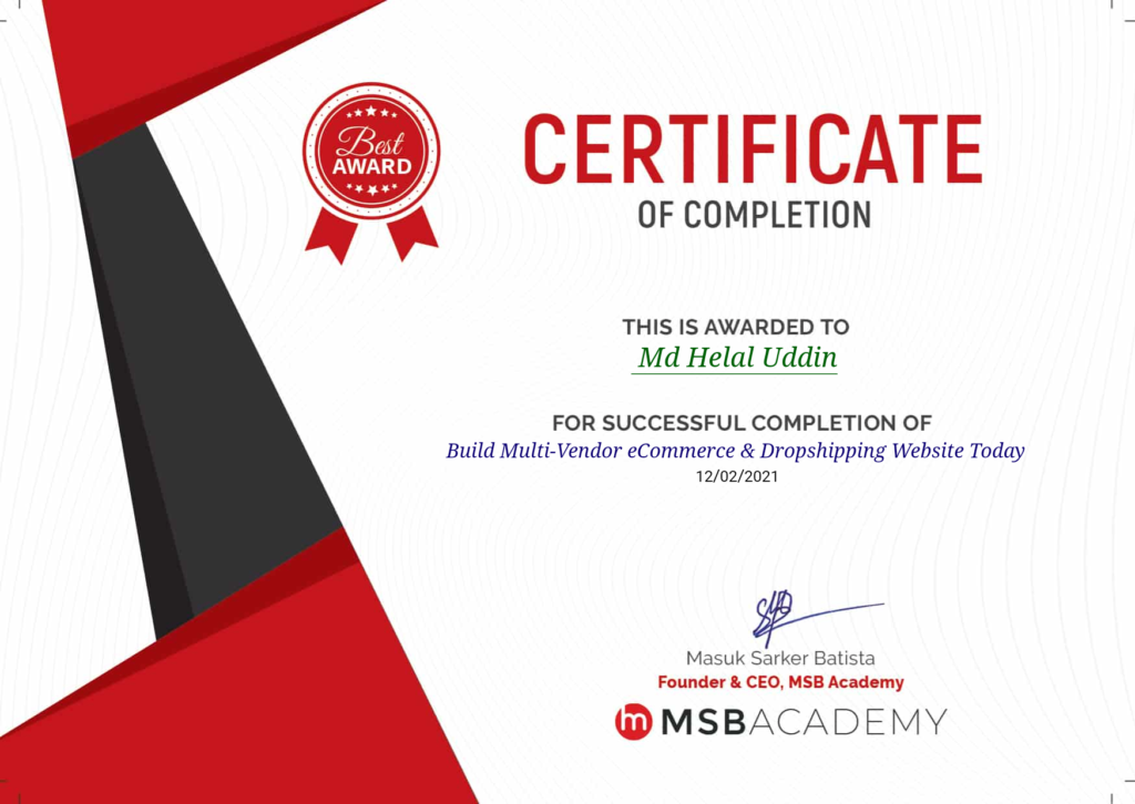 md-helal-uddin-digital-marketing-certificate